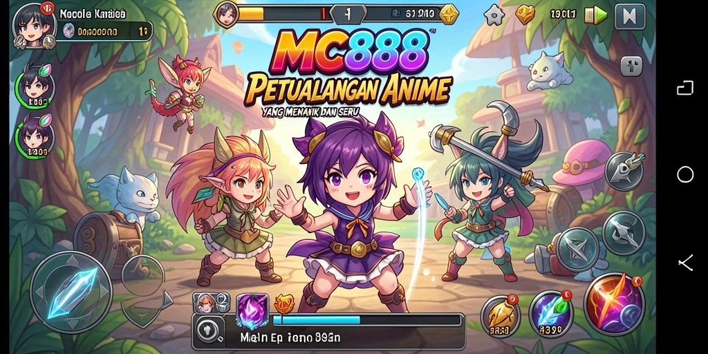Cuplikan MC888 sebelum APK Anime dipasang.